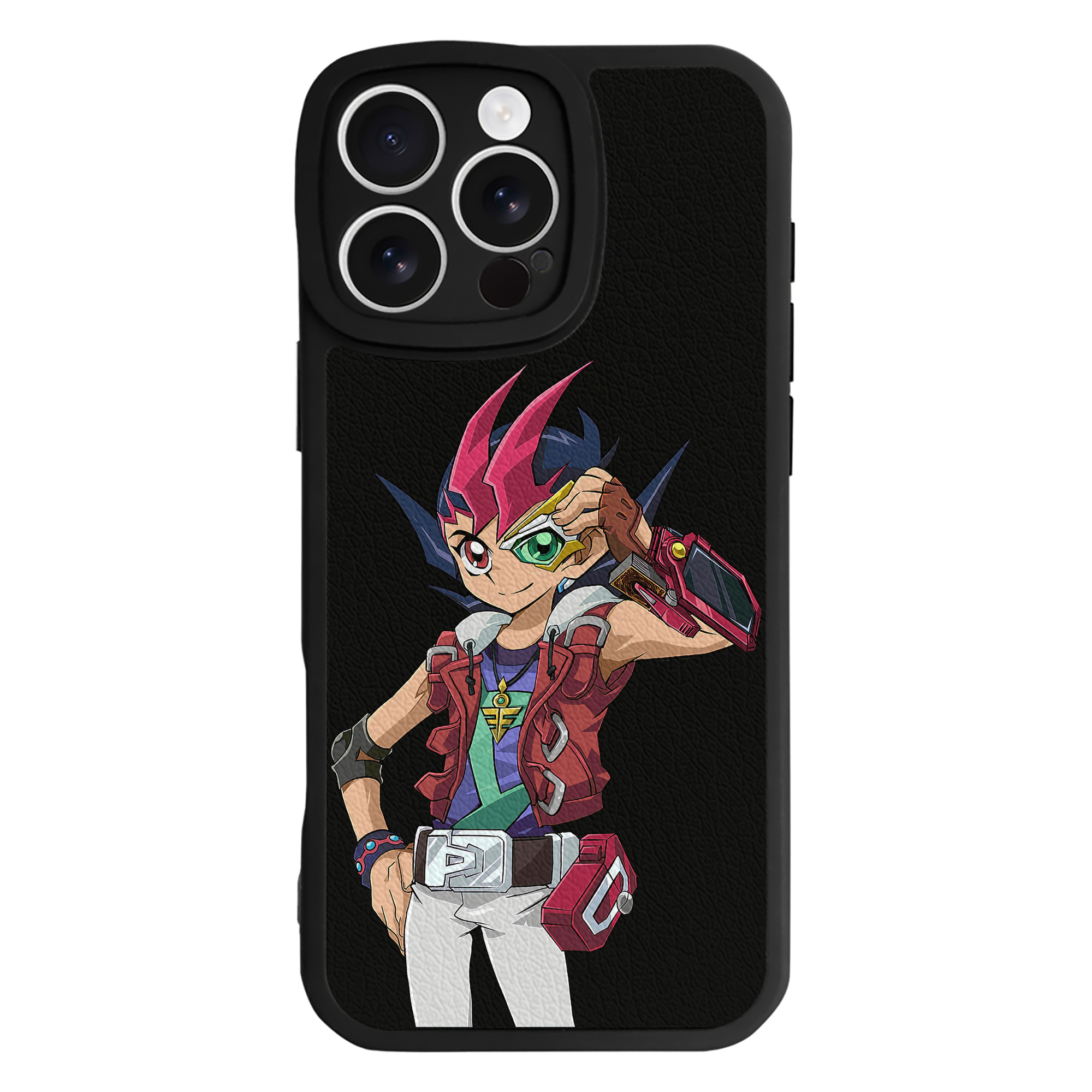 遊☆戯☆王 Yu-Gi-Oh! 【iPhone 16シリーズ対応】シリコンスマホケース（レザー調） 材質：シリコン